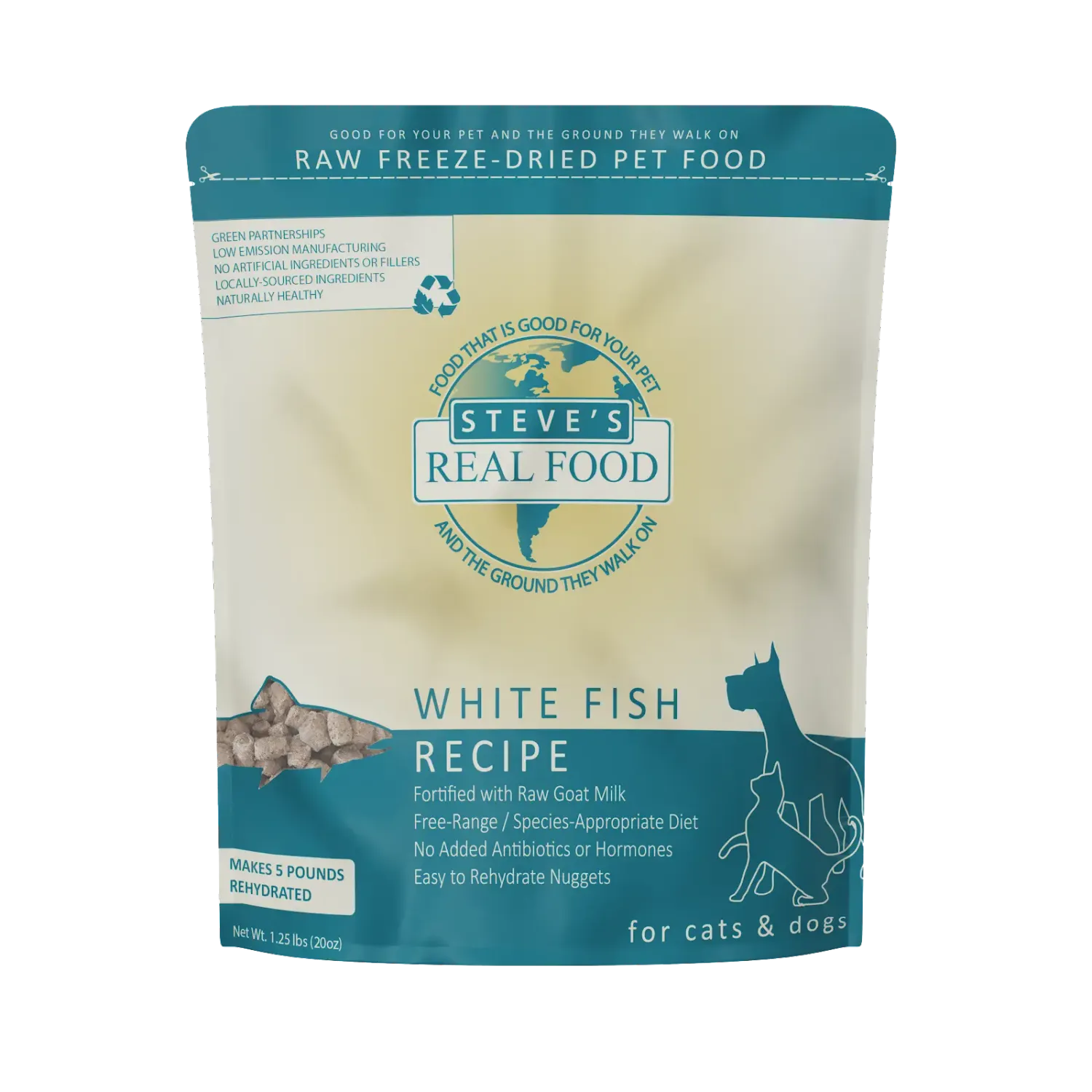 Steve&#39;s Freeze Dried Whitefish 1.25lb