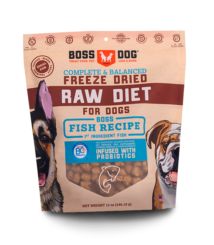 Boss Dog Freeze Dried Fish 12oz