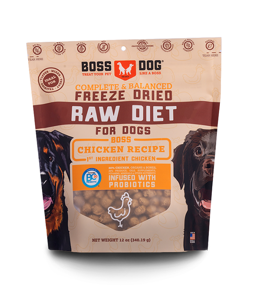 Boss Dog Freeze Dried Chicken 12oz