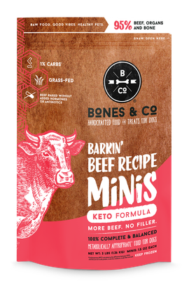 Bones &amp; Co Frozen Beef 3lb
