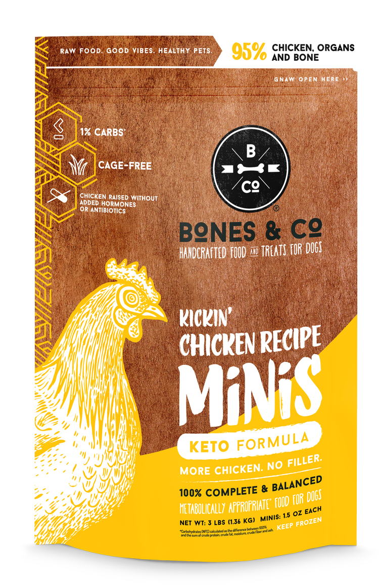Bones &amp; Co Frozen Chicken 3lb