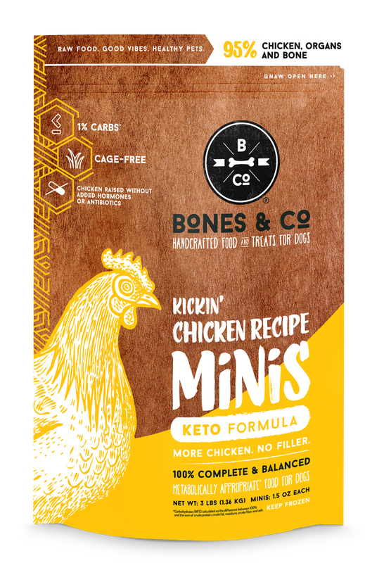 Bones &amp; Co Frozen Chicken 3lb