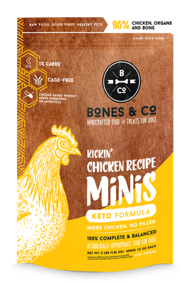 Bones &amp; Co Frozen Chicken 3lb