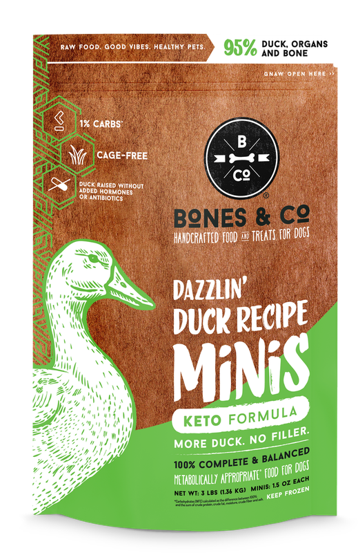 Bones &amp; Co Frozen Duck 3lb