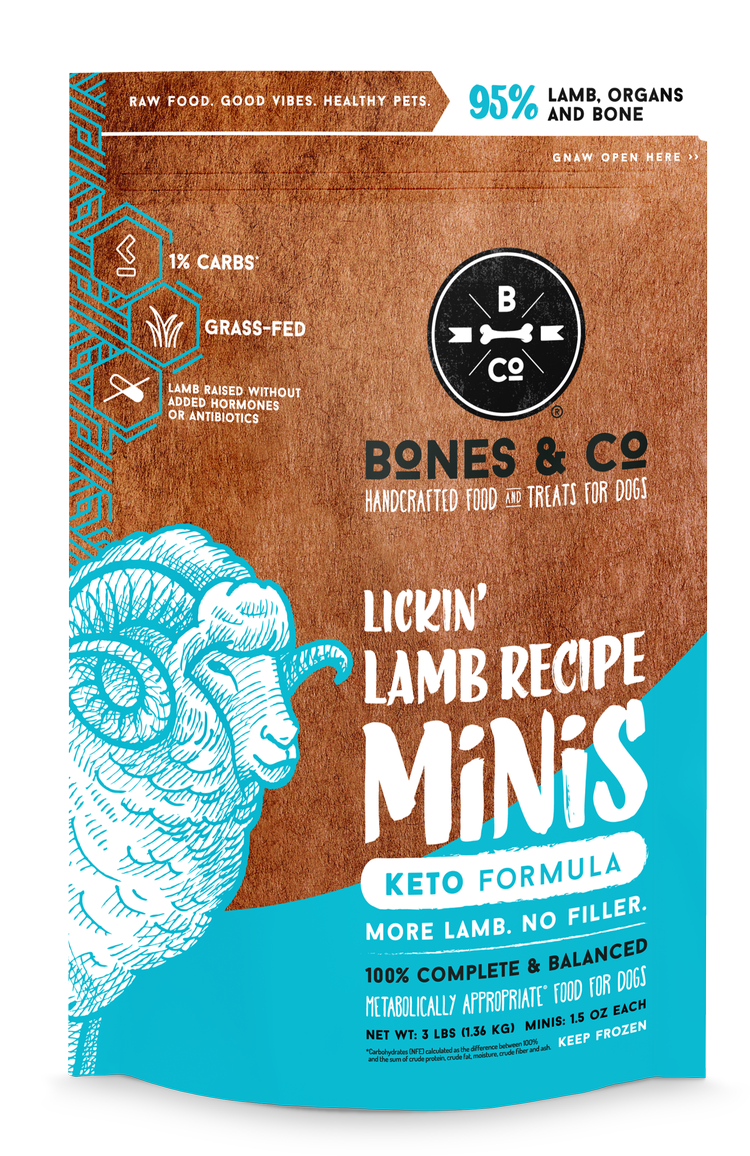 Bones &amp; Co Frozen Lamb 3lb