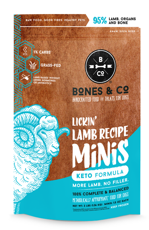 Bones &amp; Co Frozen Lamb 3lb