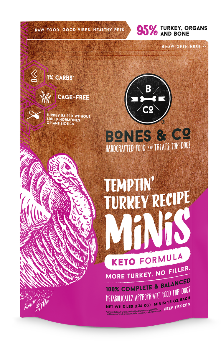 Bones &amp; Co Frozen Turkey 3lb