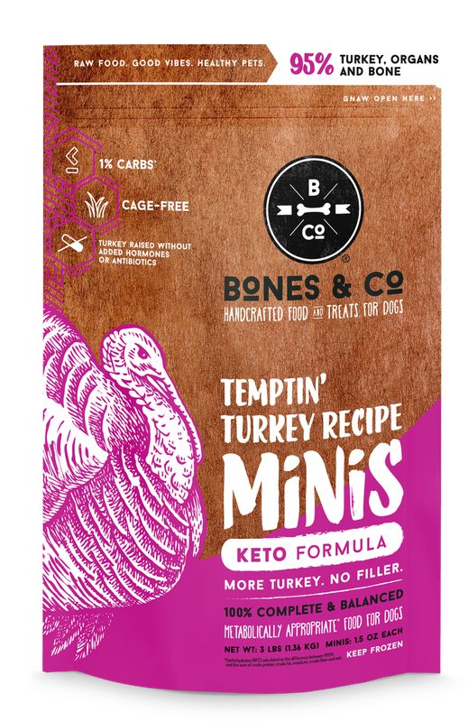 Bones &amp; Co Frozen Turkey 3lb