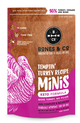 Bones &amp; Co Frozen Turkey 3lb