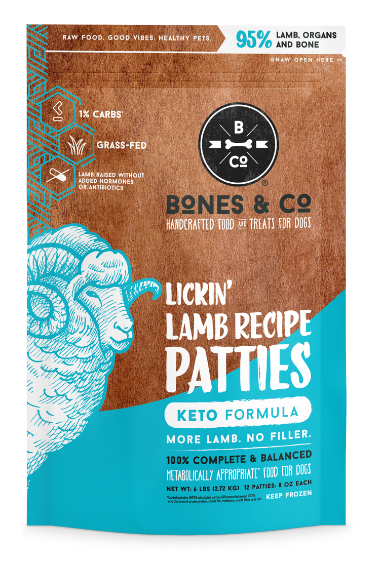 Bones &amp; Co Frozen Lamb 6lb