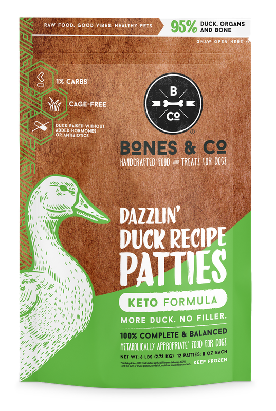 Bones &amp; Co Frozen Duck 6lb