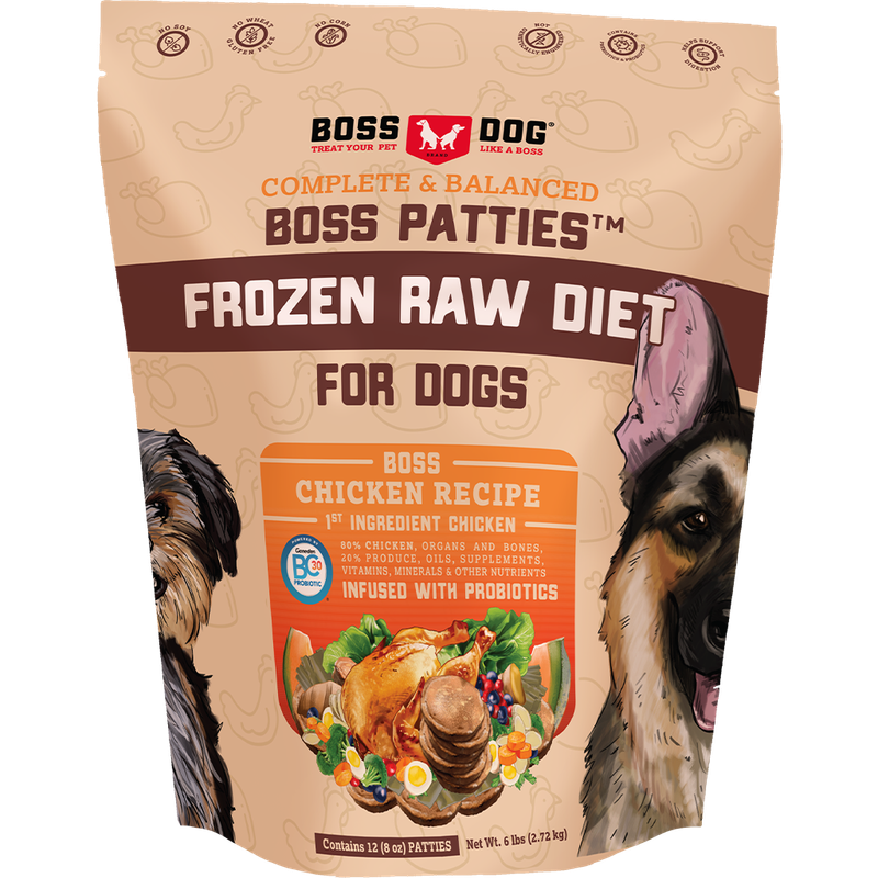 Boss Dog Frozen Chicken 6lb
