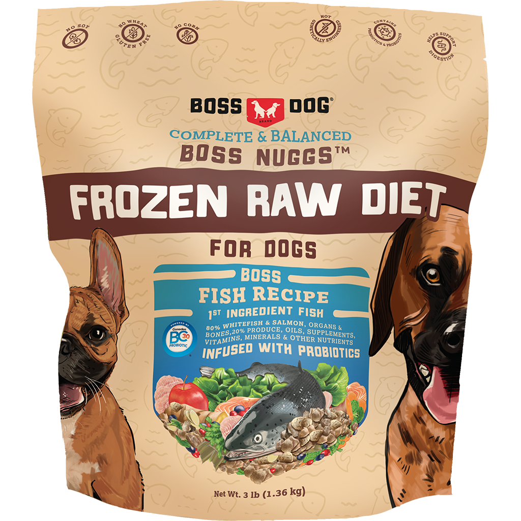 Boss Dog Frozen Fish 3lb
