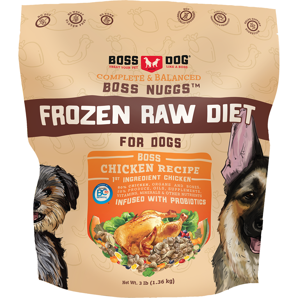 Boss Dog Frozen Chicken 3lb