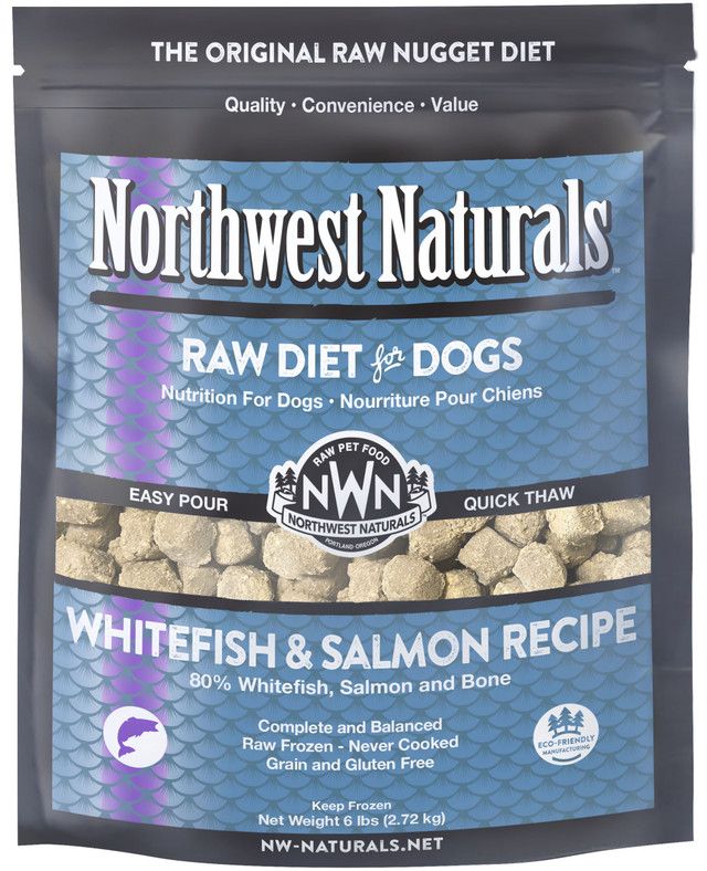 Northwest Naturals Frozen Whitefish &amp; Salmon 6lb