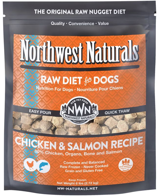 Northwest Naturals Frozen Chicken &amp; Salmon 6lb