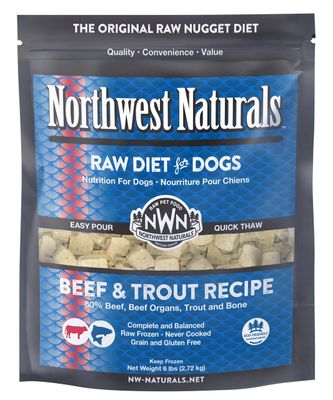 Northwest Naturals Frozen Beef &amp; Trout 6lb