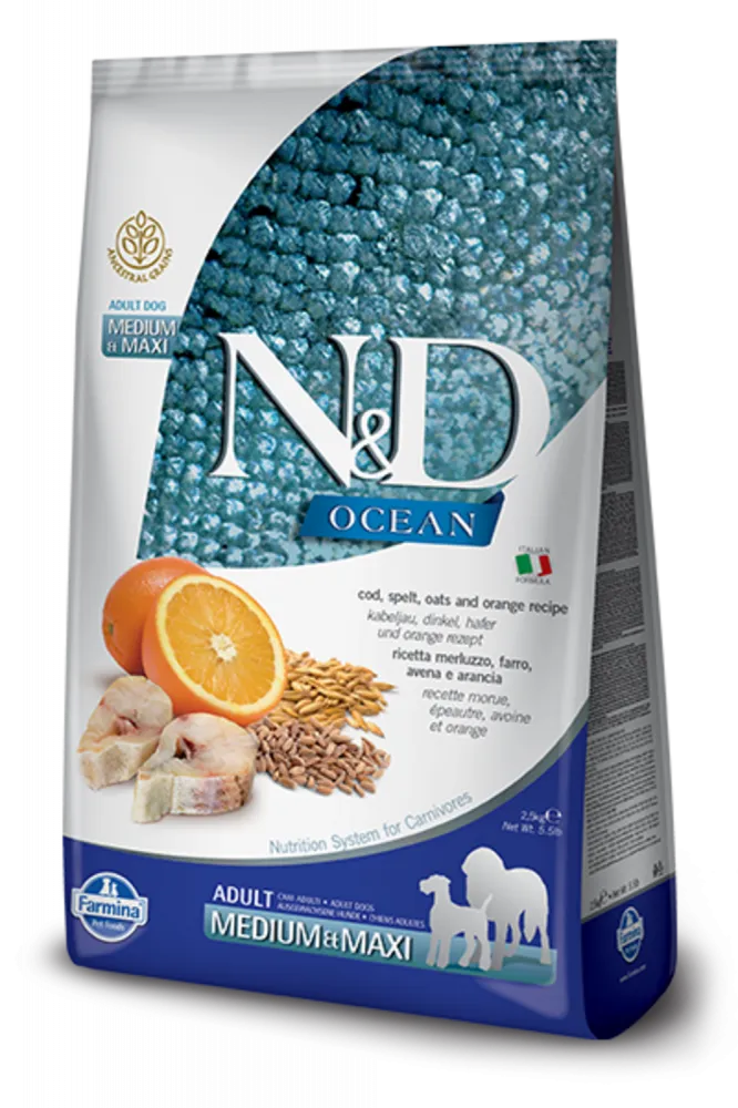 Farmina Cod/Spelt/Oats  COD, SPELT, OATS Medium Maxi 26.5lb