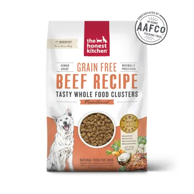 Honest Kitchen Whole Clusters GF Beef 20lb