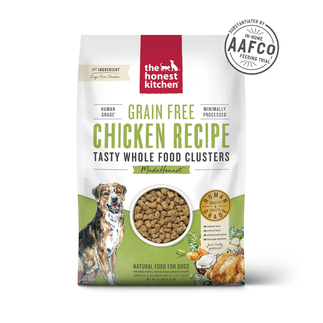 Honest Kitchen Whole Clusters GF Chicken 20lb
