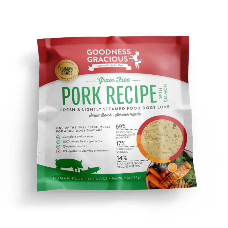 Goodness Gracious Cooked GF Pork / Salmon 16oz
