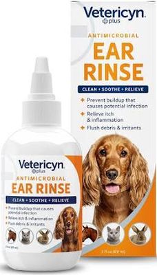 Vetericyn Plus Antimicrobial Pet Ear Rinse 3oz