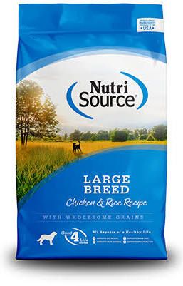 NutriSource Large Breed Adult Chicken &amp; Rice 26lb