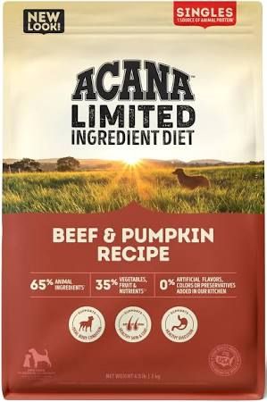 Acana Singles Beef &amp; Pumpkin 4.5lb