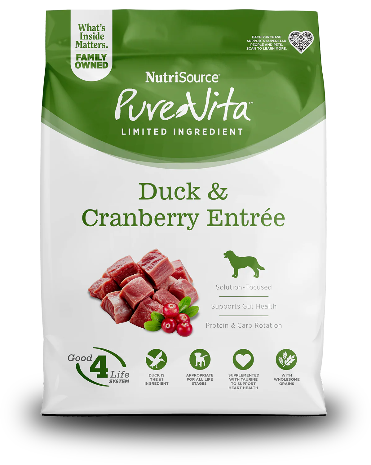 Pure Vita LID Duck &amp; Cranberry 5lb