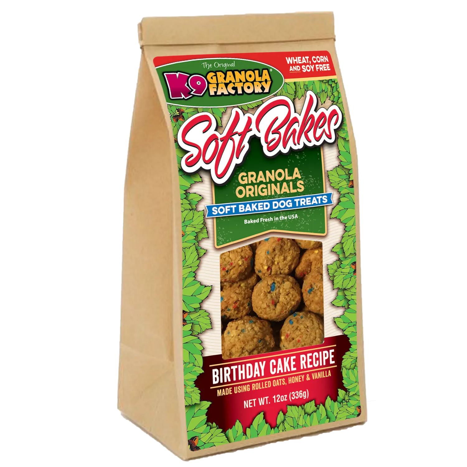 K9 Granola Soft Bakes Birthday Cakes 12oz