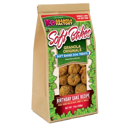 K9 Granola Soft Bakes Birthday Cakes 12oz