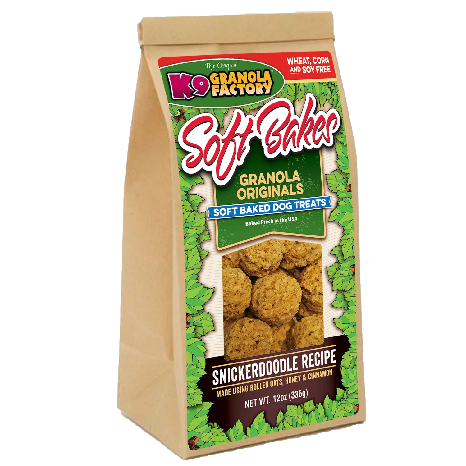 K9 Granola Soft Bakes Snickerdoodle 12oz