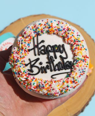 Nauti Dog Birthday Cake 4&quot;