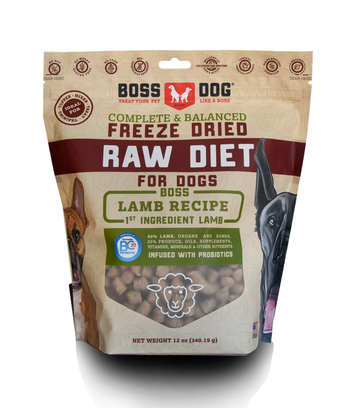Boss Dog Freeze Dried Lamb 12oz