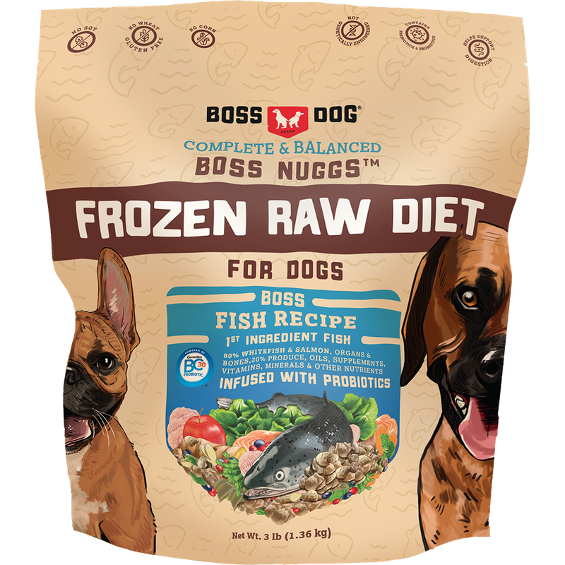 Boss Dog Frozen Fish 3lb