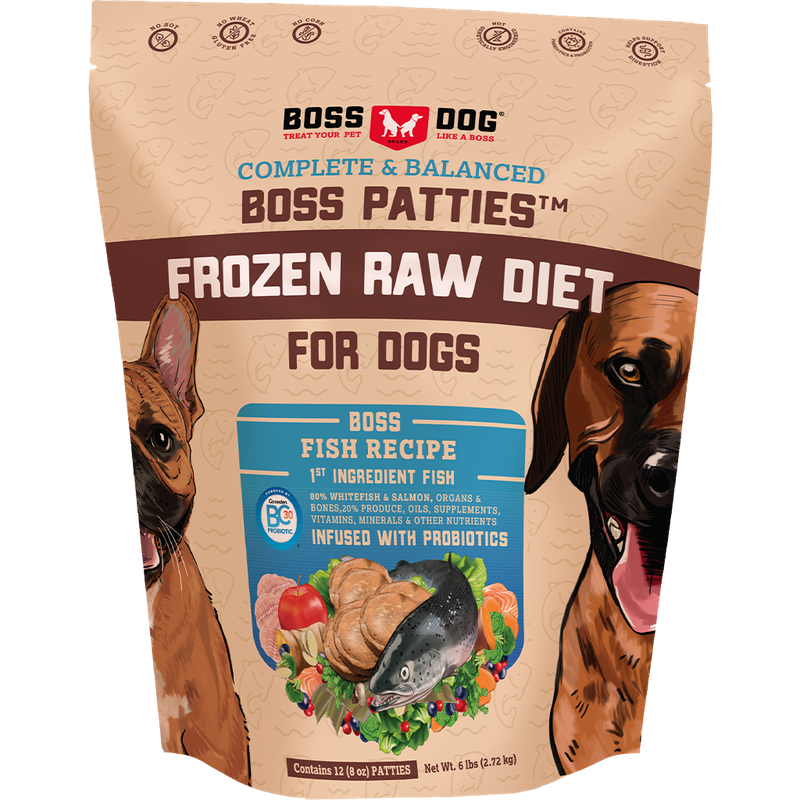 Boss Dog Frozen Fish 6lb