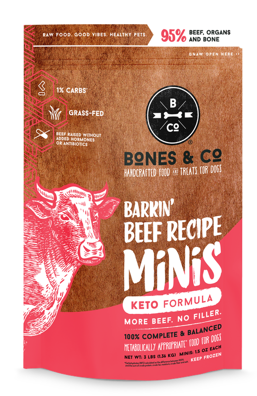 Bones &amp; Co Frozen Beef 3lb