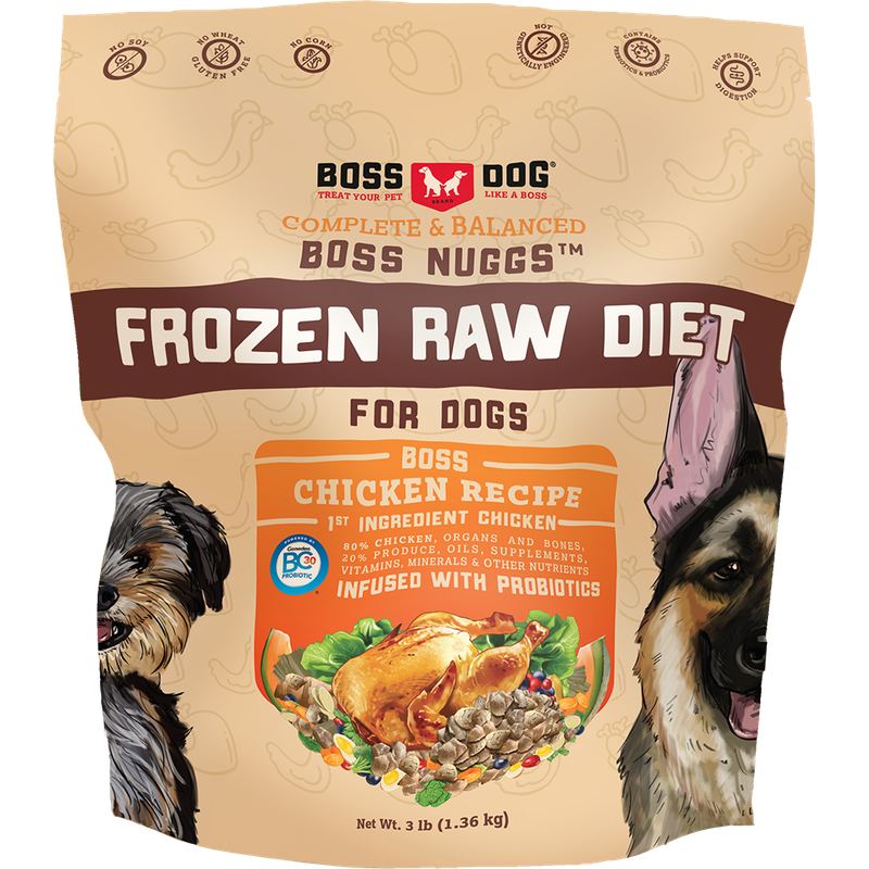 Boss Dog Frozen Chicken 3lb