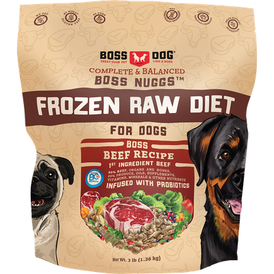 Boss Dog Frozen Beef 3lb