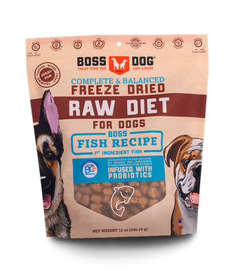 Boss Dog Freeze Dried Fish 12oz