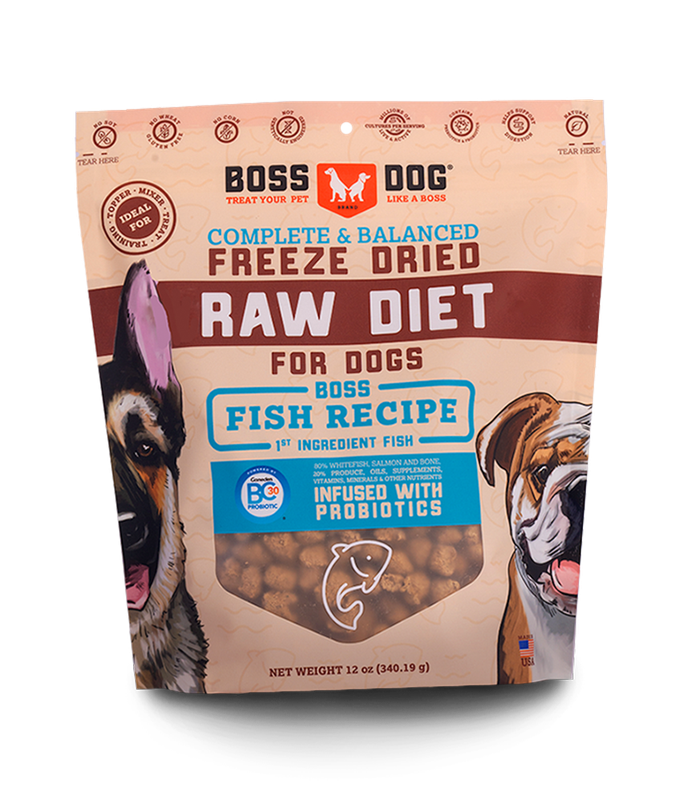 Boss Dog Freeze Dried Fish 12oz