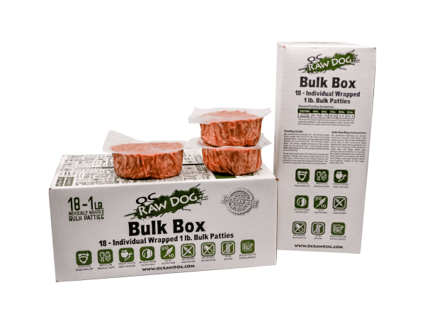 OC Raw Frozen Turkey Bulk Box 18lb