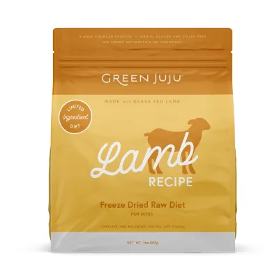 Green Juju Freeze Dried Lamb LID 14oz