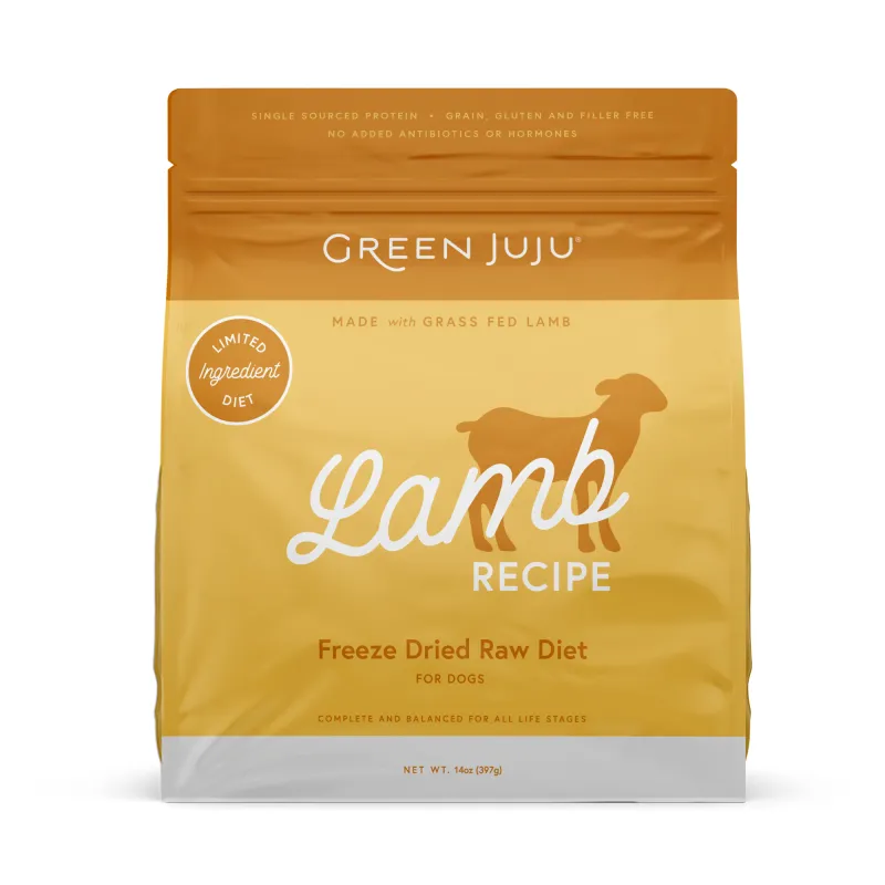 Green Juju Freeze Dried Lamb LID 14oz