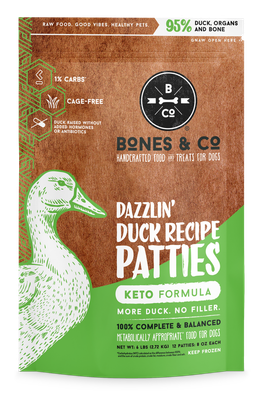 Bones &amp; Co Frozen Duck 6lb