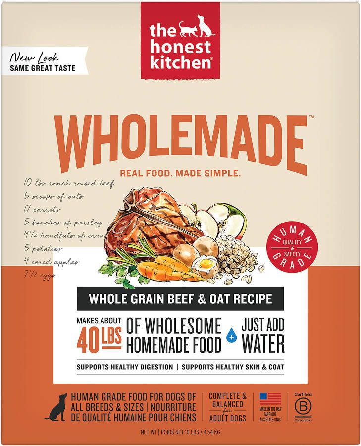 Honest Kitchen Whole Grain Beef 10lb