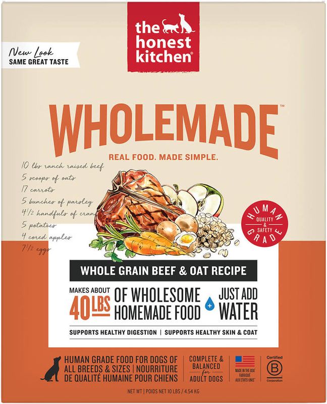 Honest Kitchen Whole Grain Beef 10lb