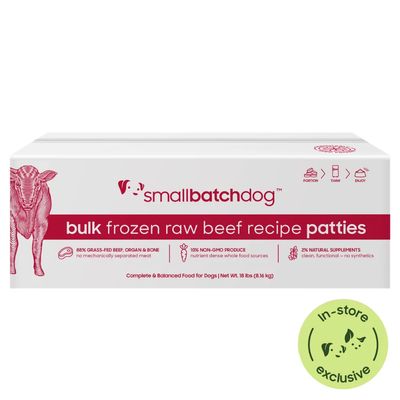 Small Batch Frozen Beef Bulk Box 18lb