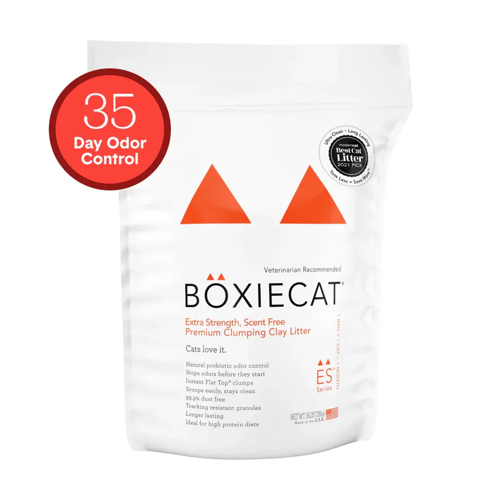Cat - Boxie Cat Extra-Strength Scent-Free Litter 16lb