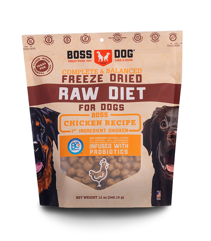 Boss Dog Freeze Dried Chicken 12oz
